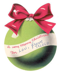 Bankhead book Christmas greeting